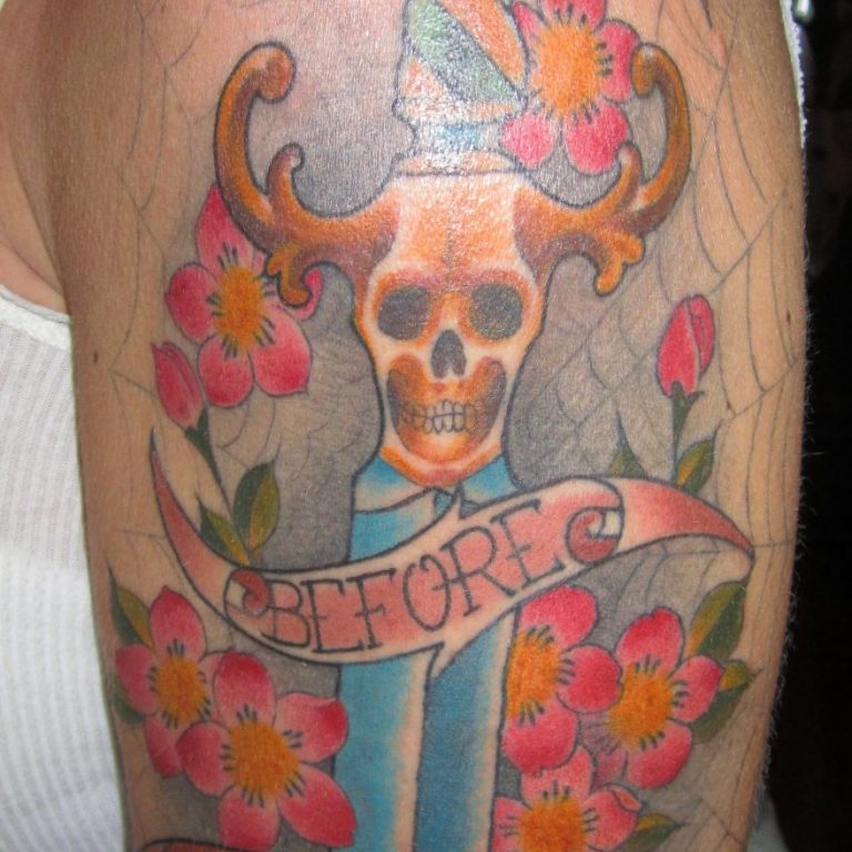 Death Before Dishonor Tattoo by Matt Rousseau