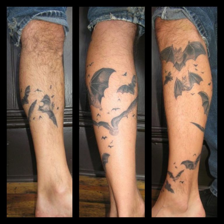 Bat Tattoo by Matt Rousseau